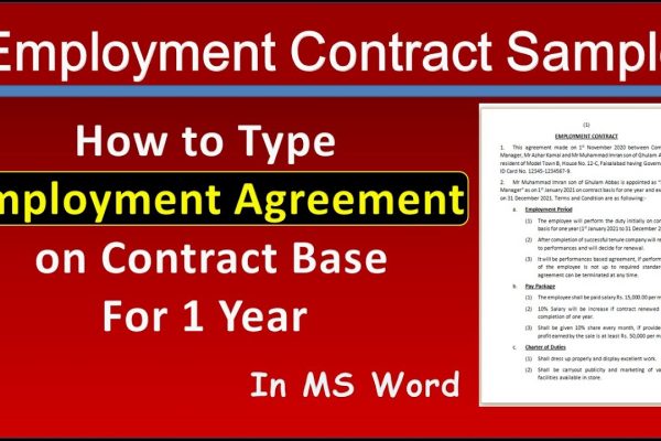 Salary in Employment Contracts